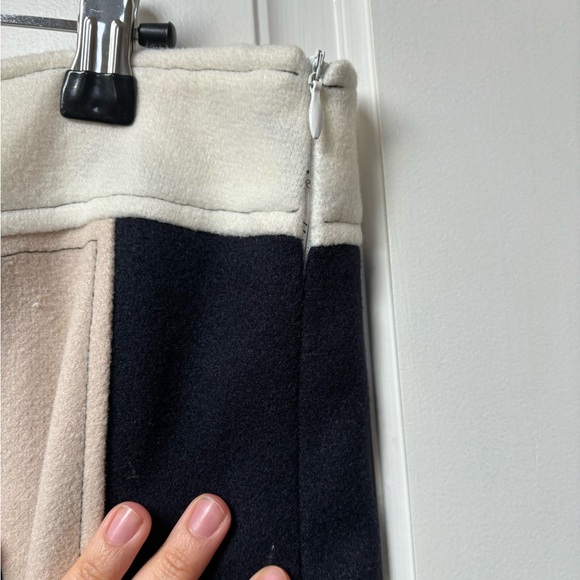 Colorblocked maxi straight skirt - Picture 2 of 5